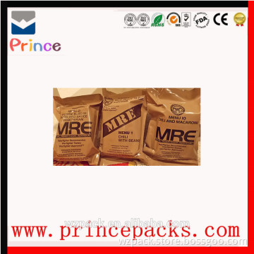 custom retort pouches/pouches to pack ready to eat meal